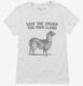 Save The Drama For Your Llama white Womens