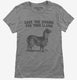 Save The Drama For Your Llama grey Womens
