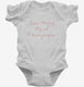 Save Water Drink Champagne  Infant Bodysuit