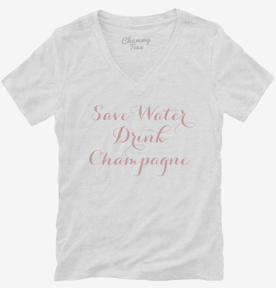 Save Water Drink Champagne T-Shirt
