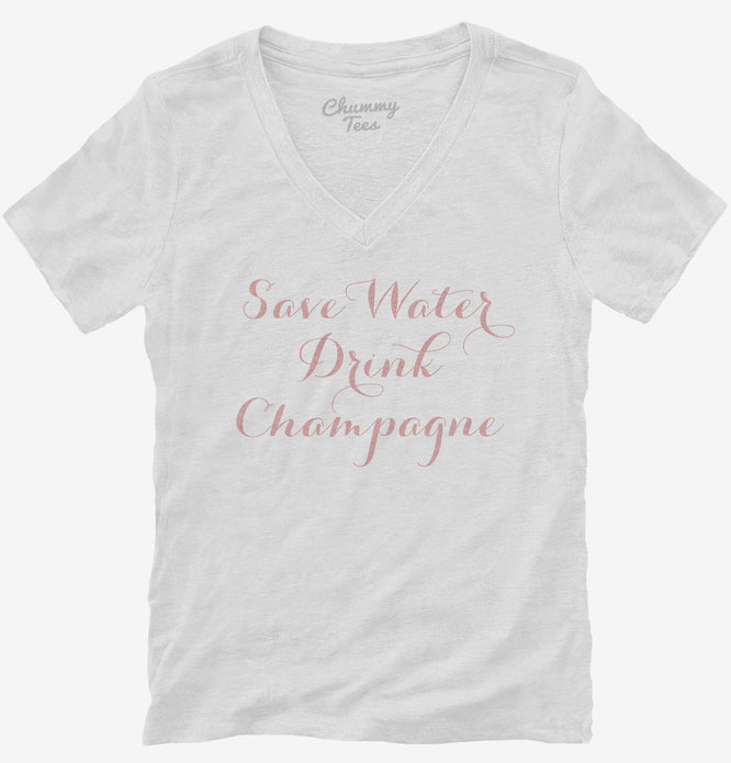 Save Water Drink Champagne T-Shirt