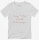 Save Water Drink Champagne  Womens V-Neck Tee