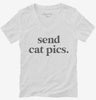 Send Cat Pics Womens Vneck Shirt 666x695.jpg?v=1700304513