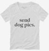 Send Dog Pics Womens Vneck Shirt 666x695.jpg?v=1700304662