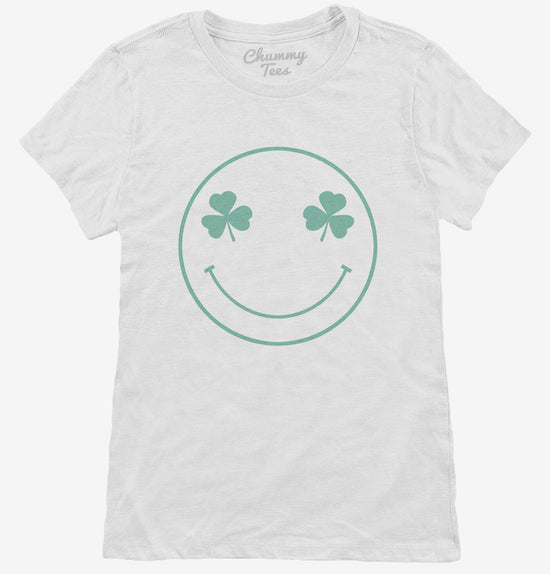 Shamrock Smiley Face T-Shirt
