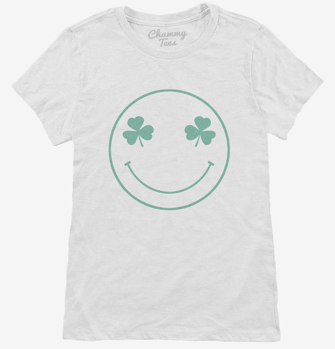 Shamrock Smiley Face T-Shirt