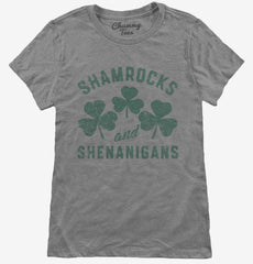 Shamrocks And Shenanigans Womens T-Shirt