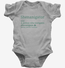 Shenanigator Baby Bodysuit