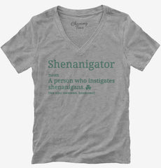 Shenanigator Womens V-Neck Shirt