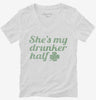 Shes My Drunker Half St Patricks Day Couples Womens Vneck Shirt 666x695.jpg?v=1700525495