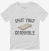 Shut Your Cornhole Womens Vneck Shirt 666x695.jpg?v=1700525393