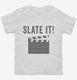 Slate It Funny Movie Producer white Toddler Tee
