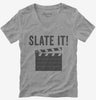 Slate It Funny Movie Producer Womens Vneck