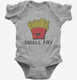 Small Fry Sibling grey Infant Bodysuit