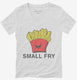Small Fry Sibling white Womens V-Neck Tee