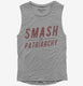 Smash The Patriarchy grey Womens Muscle Tank
