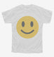 Smiley Face white Youth Tee