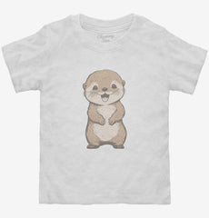 Smiling Otter Toddler Shirt