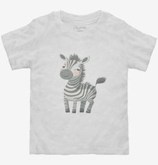 Smiling Zebra Toddler Shirt