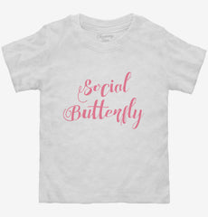 Social Butterfly Toddler Shirt