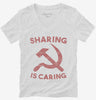 Socialism Sharing Is Caring Womens Vneck Shirt 666x695.jpg?v=1700525002