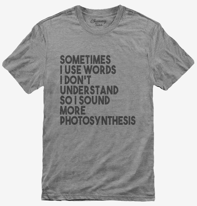 Sometimes I Use Words I Don't Understand Funny T-Shirt