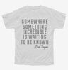 Somewhere Something Incredible Is Waiting To Be Known Carl Sagan Quote Youth