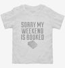 Sorry My Weekend Is Booked Funny Toddler Shirt 666x695.jpg?v=1700524755