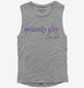 Sounds Gay I'm in LGBTQ Pride grey Womens Muscle Tank