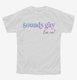 Sounds Gay I'm in LGBTQ Pride white Youth Tee