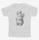 Squirrel Graphic white Youth Tee