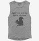 Squirrels Are My Spirit Animal grey Womens Muscle Tank