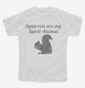 Squirrels Are My Spirit Animal white Youth Tee