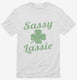 St. Patrick's Day Sassy Lassie white Mens