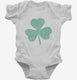 St Patrick's Day Shamrock white Infant Bodysuit
