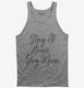 Stay At Home Dog Mom Funny Dog Owner grey Tank