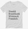 Steak Breakfast Whiskey Freedom Womens Vneck Shirt 666x695.jpg?v=1700492385