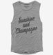 Sunshine and Champagne  Womens Muscle Tank