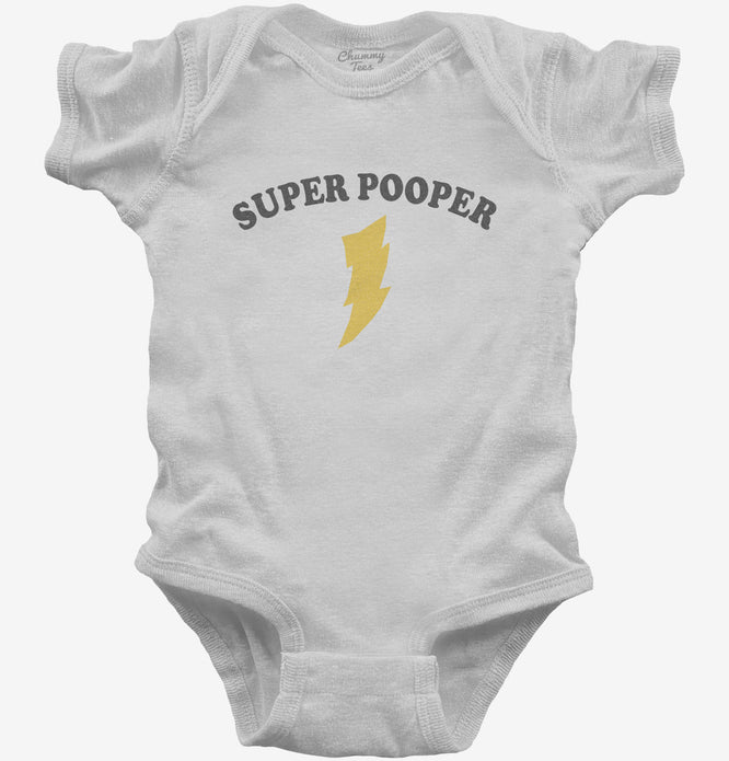 Super Pooper Baby Bodysuit