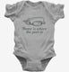 Swim Joke Funny Swimming grey Infant Bodysuit