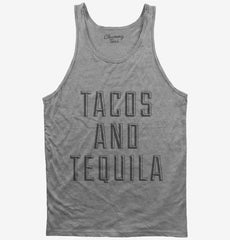 Tacos And Tequila Tank Top