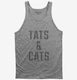Tats And Cats grey Tank