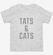Tats And Cats white Toddler Tee