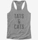Tats And Cats  Womens Racerback Tank