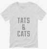 Tats And Cats Womens Vneck Shirt 666x695.jpg?v=1700524369