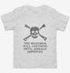 The Beatings Will Continue Until Morale Improves white Toddler Tee