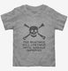 The Beatings Will Continue Until Morale Improves grey Toddler Tee