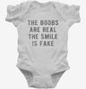 The Boobs Are Real The Smile Is Fake Infant Bodysuit 93146a44-f8be-40b2-83b1-401b7e3b4935 666x695.jpg?v=1700591242
