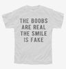 The Boobs Are Real The Smile Is Fake Youth Tshirt C659c6ab-a07b-4f54-b6aa-8b8ec77c8e62 666x695.jpg?v=1700591242