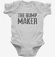 The Bump Maker white Infant Bodysuit